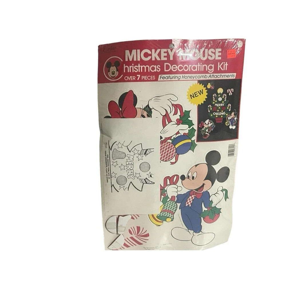 Mickey Mouse Christmas Decorating Kit Paper Tree Eureka Paper Magic Group New